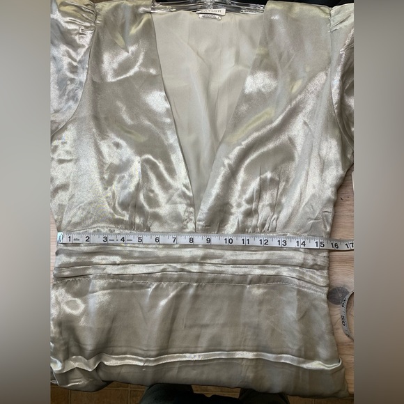 NWT Saylor Madonna Silver Mini Dress - Picture 13 of 16